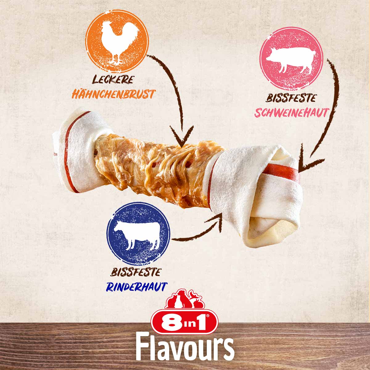 8in1 Triple Flavour L günstig kaufen bei ZooRoyal
