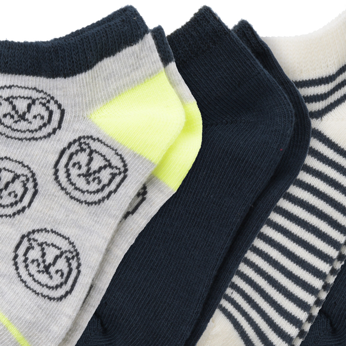 5 Paar Baby Sneaker-Socken im Muster-Mix