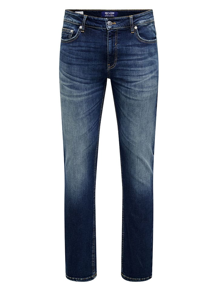 ONLY & SONS Jeans - Slim fit - in Dunkelblau günstig kaufen