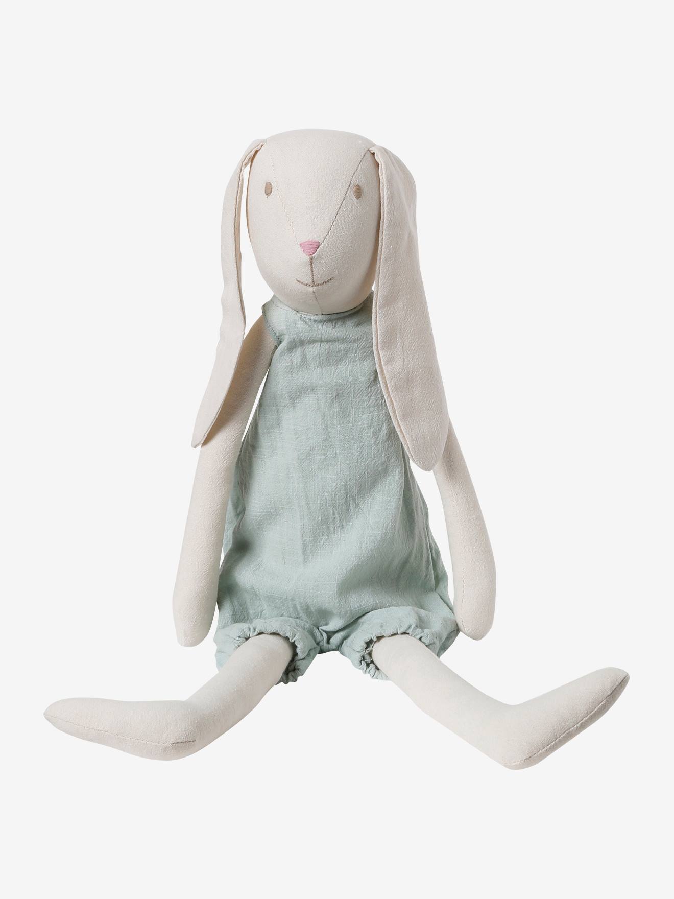 Vertbaudet Stoffpuppe, Kuschelhase MON COPAIN LAPIN - grün