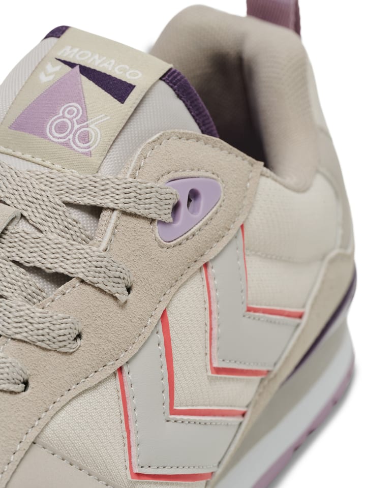 Hummel Hummel Schnürsenkel Sneaker Monaco 86 Damen in SILVER CLOUD/LUNAR ROCK günstig kaufen 36