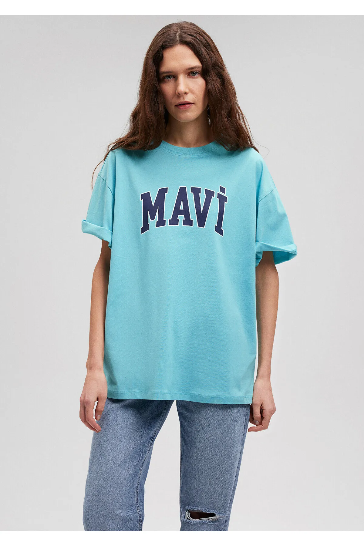 Mavi  Grünes T-Shirt mit Logo-Aufdruck Regular Fit / Regular Fit1600843-71463