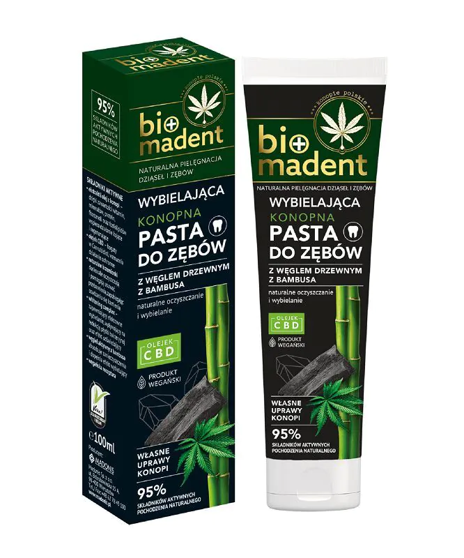 BIOMadent hampetandpasta med bambuskulblegning