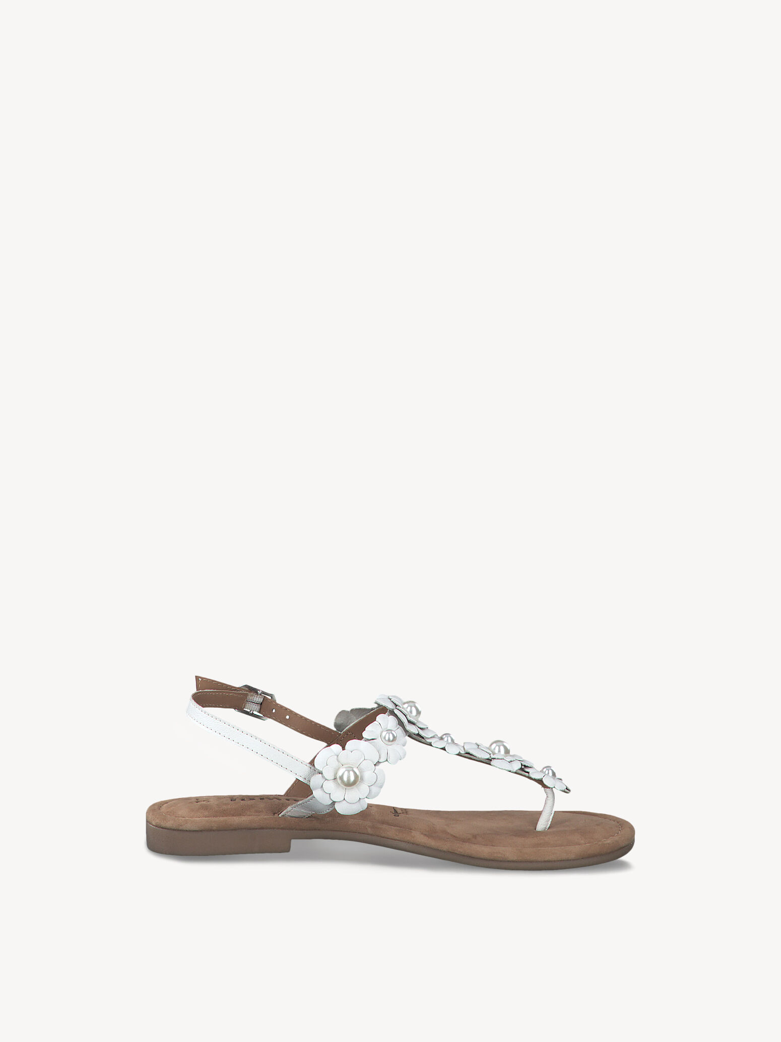 Sandale en cuir - blanc