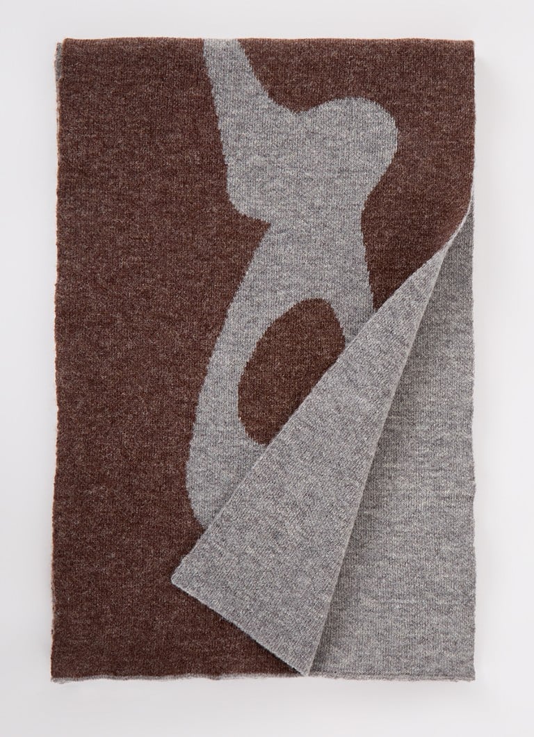 OLAF  Wavy Drift sjaal in wolblend 190 x 30 cm