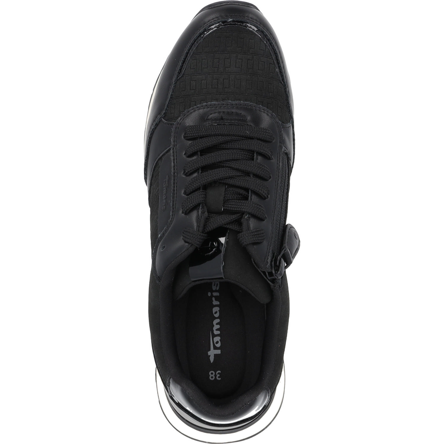 Tamaris 23752, Schnürschuhe, Damen, Schwarz