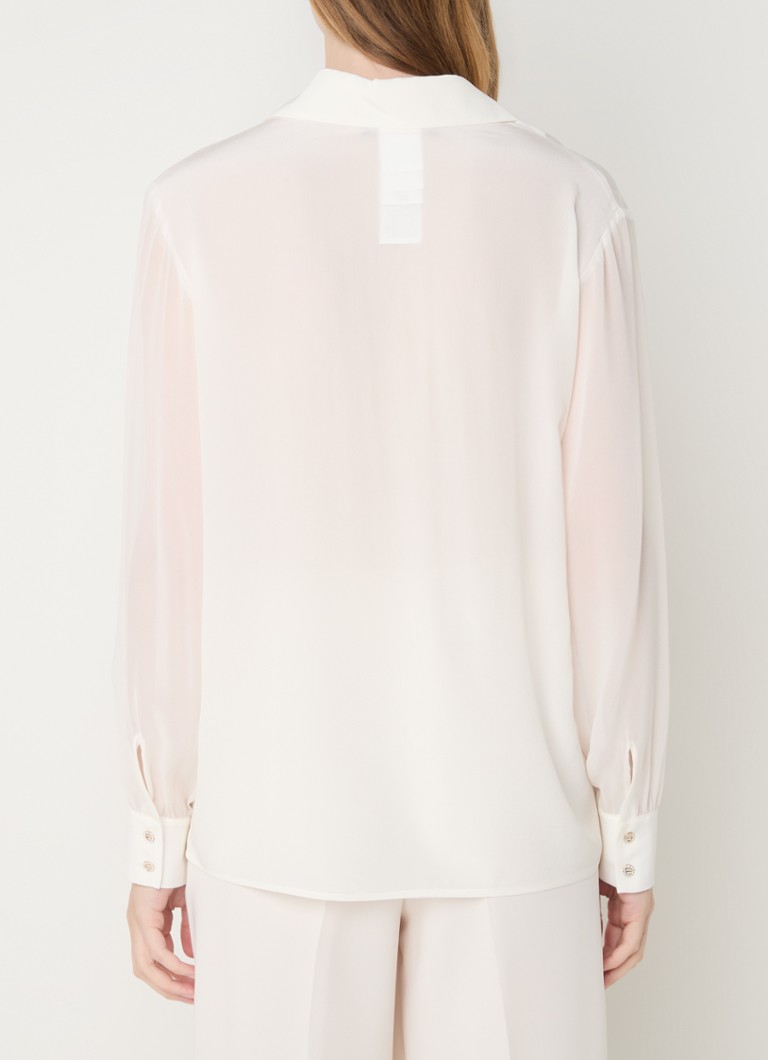 MaxMara  Ubicato tuniek van zijde met strikkraag