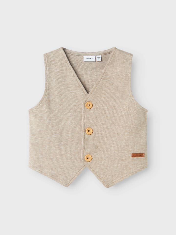 name it Anzugweste NMMFORT SWEAT WAISTCOAT in pure cashmere günstig kaufen
