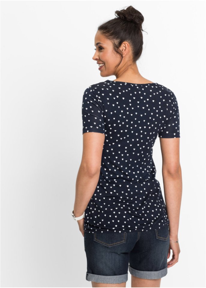 Umstandsshirt / Stillshirt, Spitze