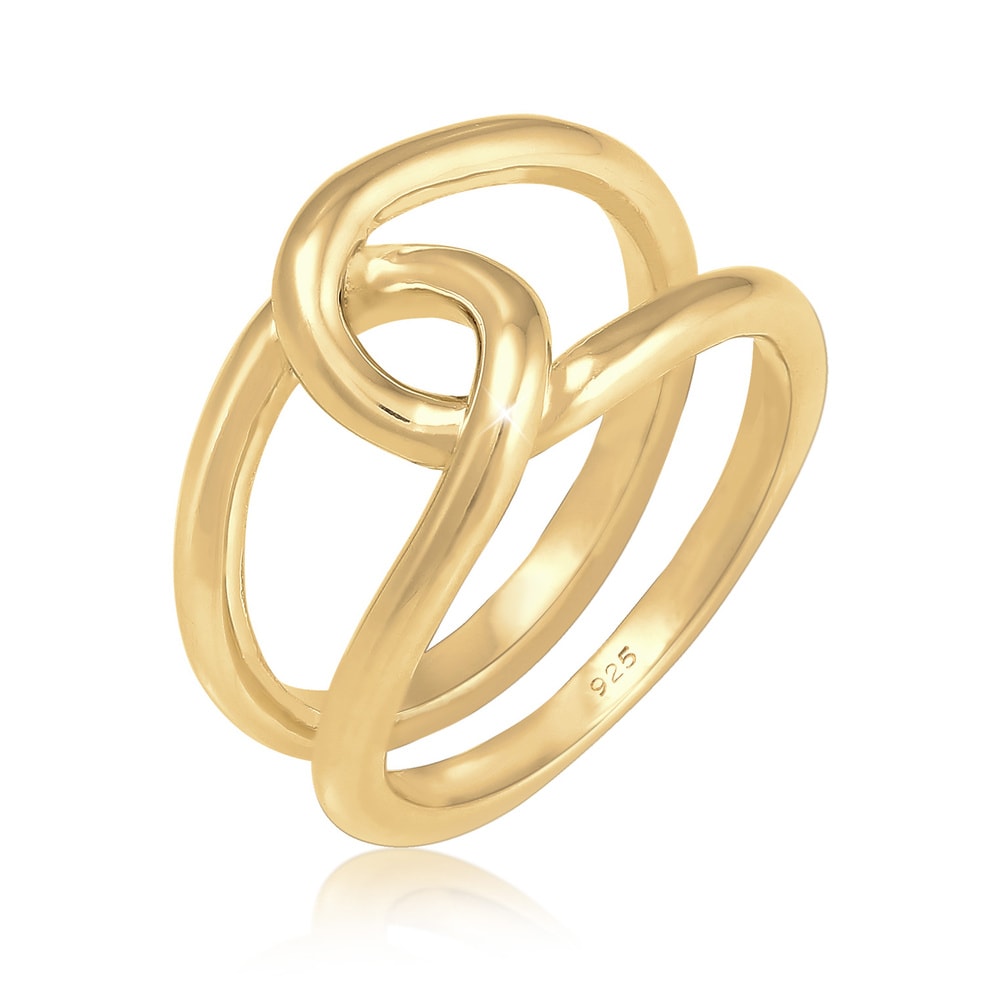 Elli Elli Bague Organique Filigrane Bague Femme - Argent (925/1000) Bague