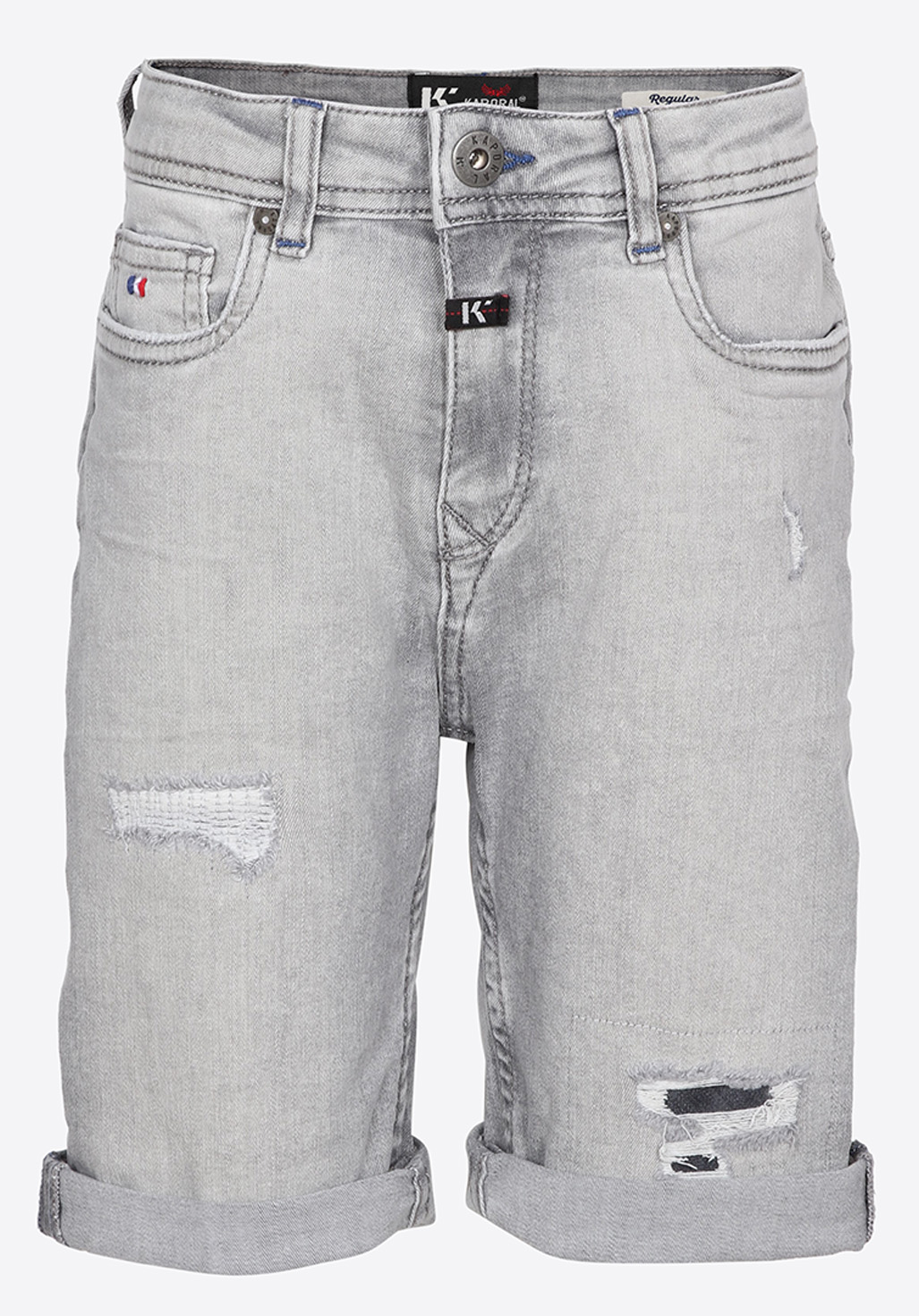 PILOW  Short en jean gris Garçon