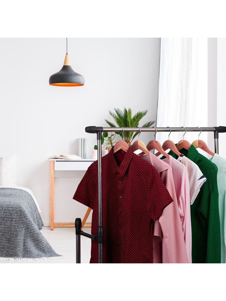 relaxdays 12x Kleiderbügel in Natur günstig kaufen onesize