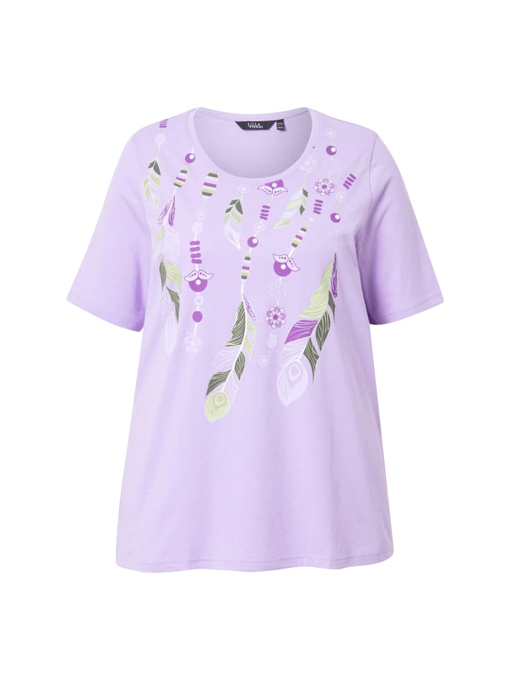 Ulla Popken Shirt in lavendel günstig kaufen