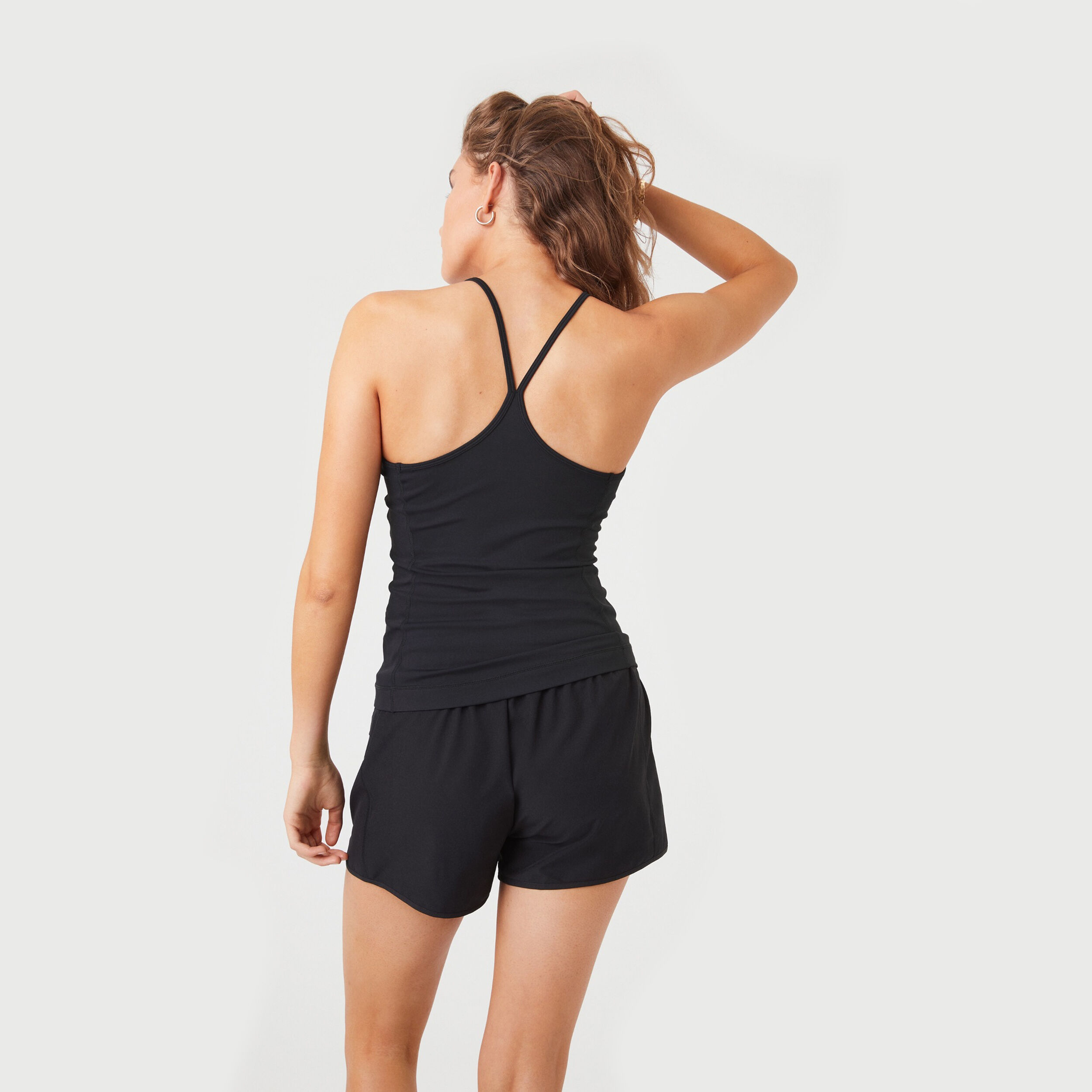 Borg Strap Tank-Top Damen - Schwarz