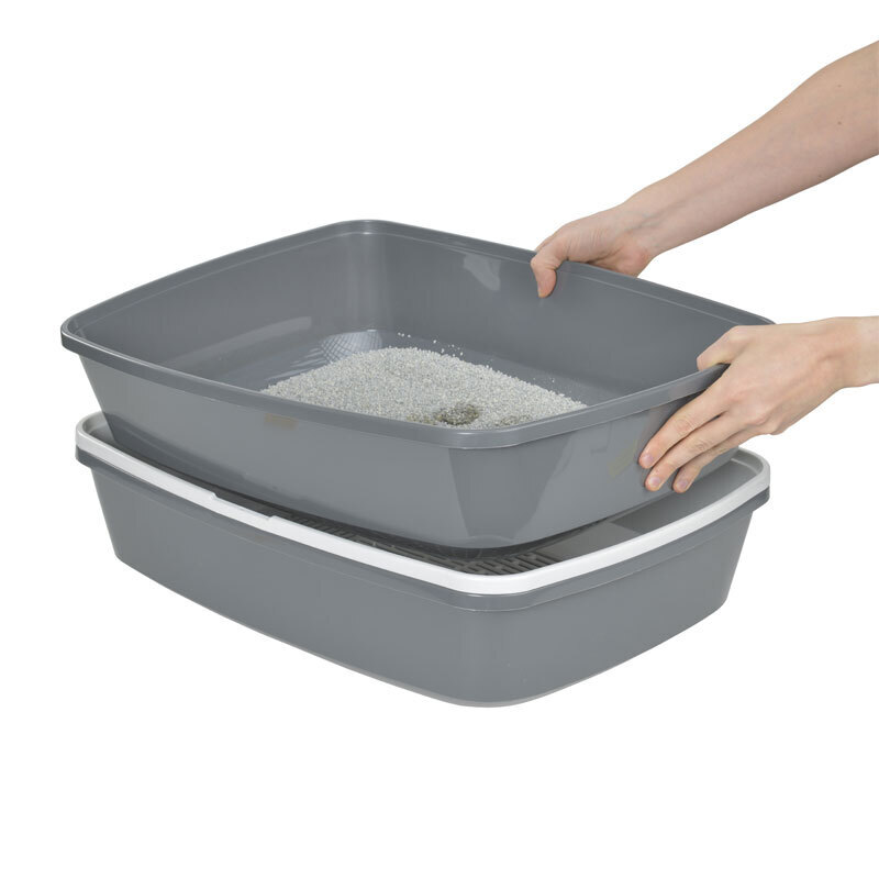AniOne Katzentoiletten AniOne geschlossene Sieb-Toilette Clean Cat M