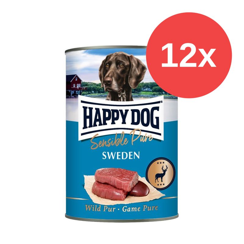 Sparpaket Happy Dog Sensible Pure 12 x 400 g