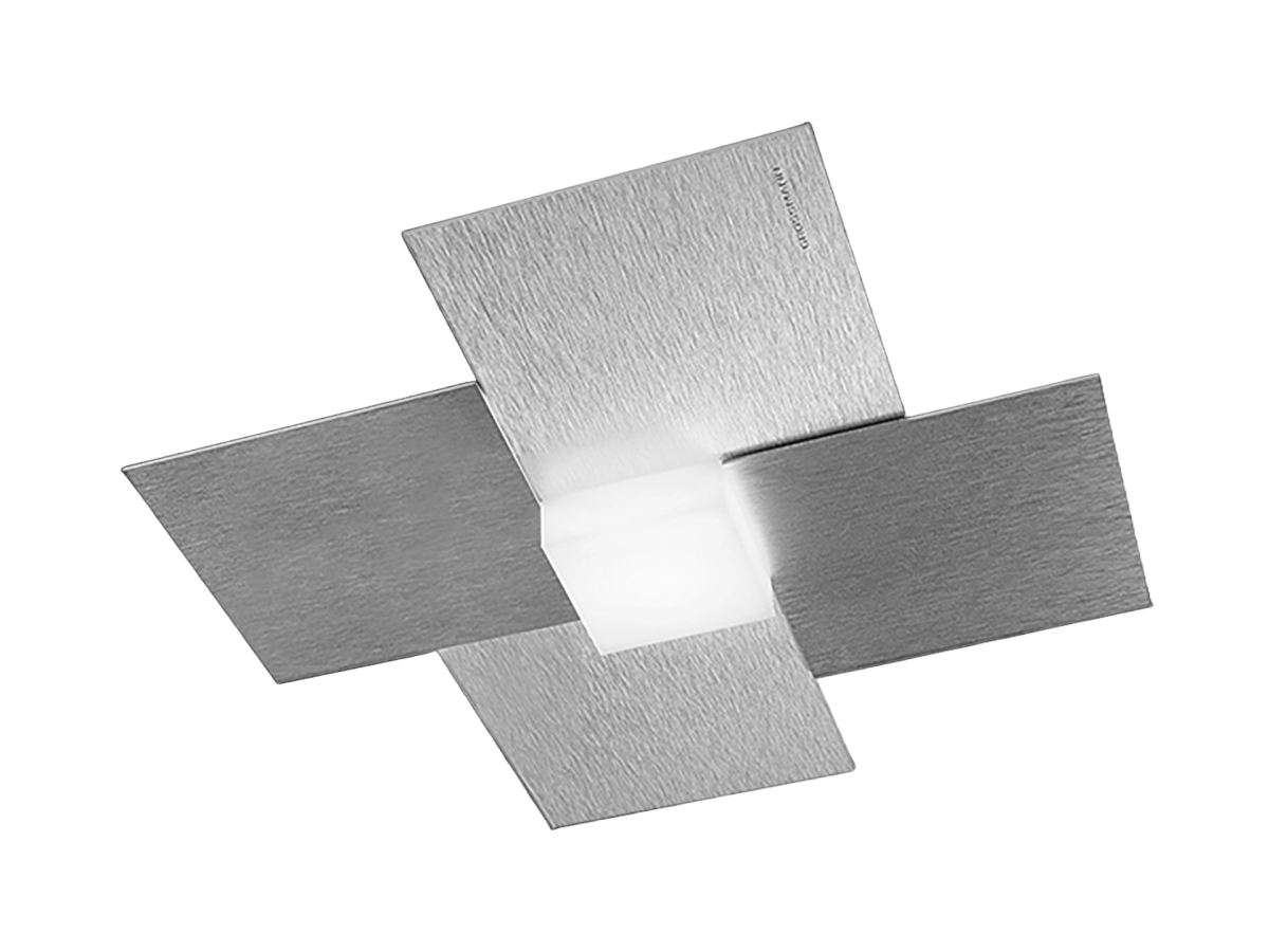 Grossmann 1-flg LED Deckenleuchte Creo Aluminium
