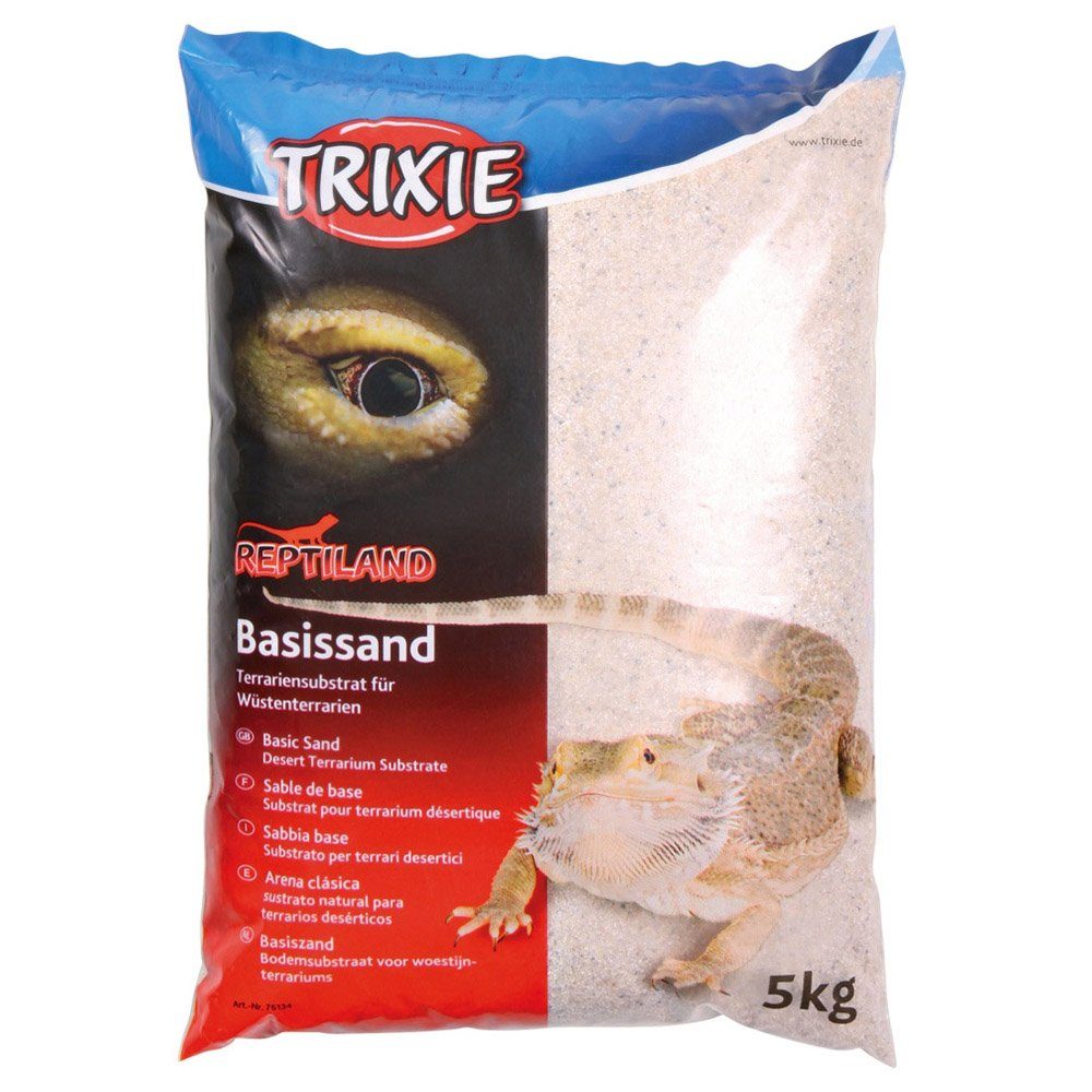 TRIXIE Terrariensand Basissand für Wüstenterrarien 5 kg weiß