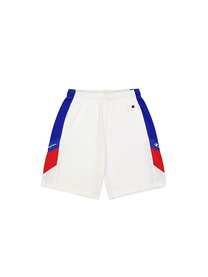 Champion Shorts in Weiß/ Dunkelblau/ Rot günstig kaufen