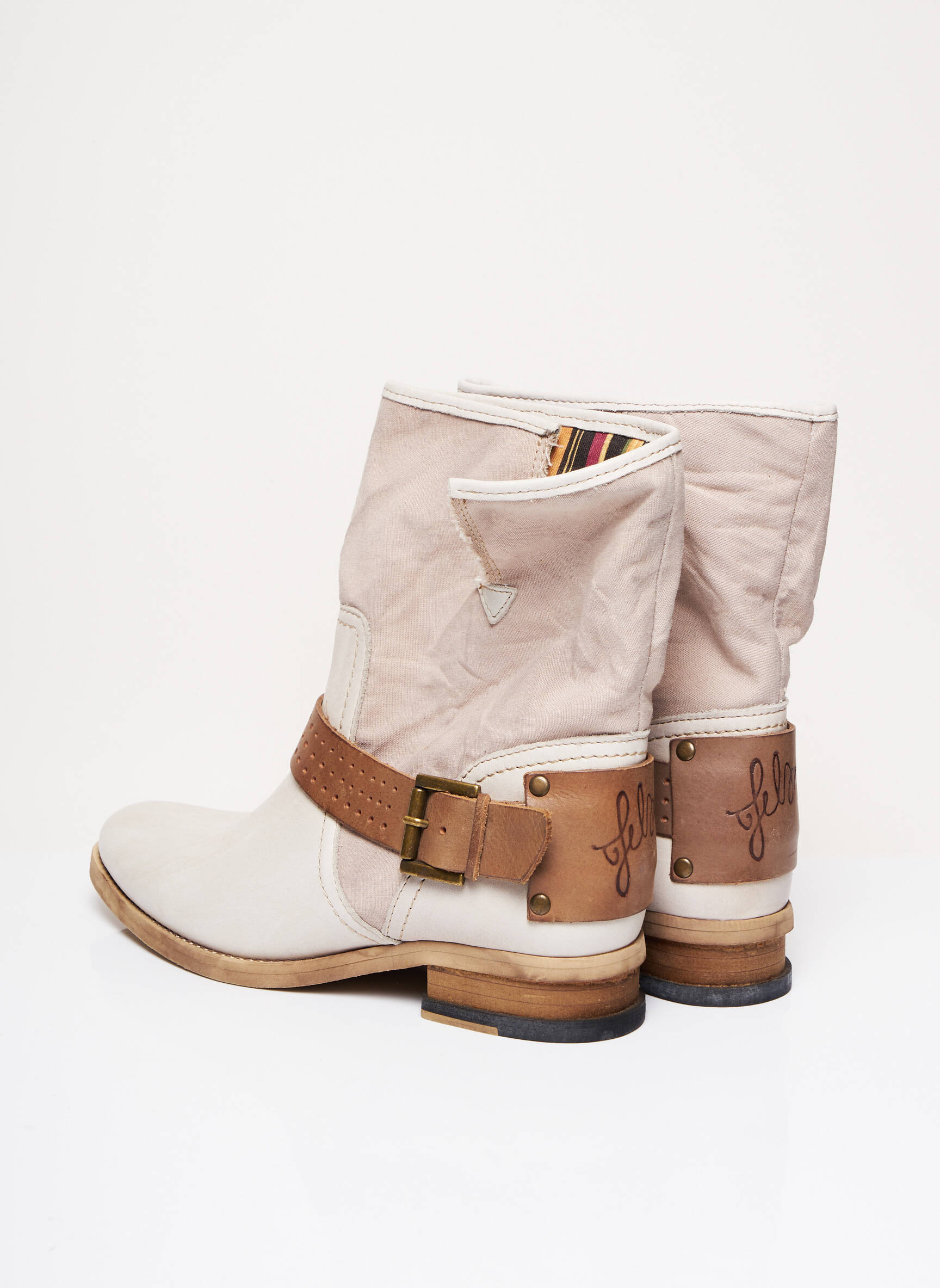 Felmini Bottines Femme couleur beige