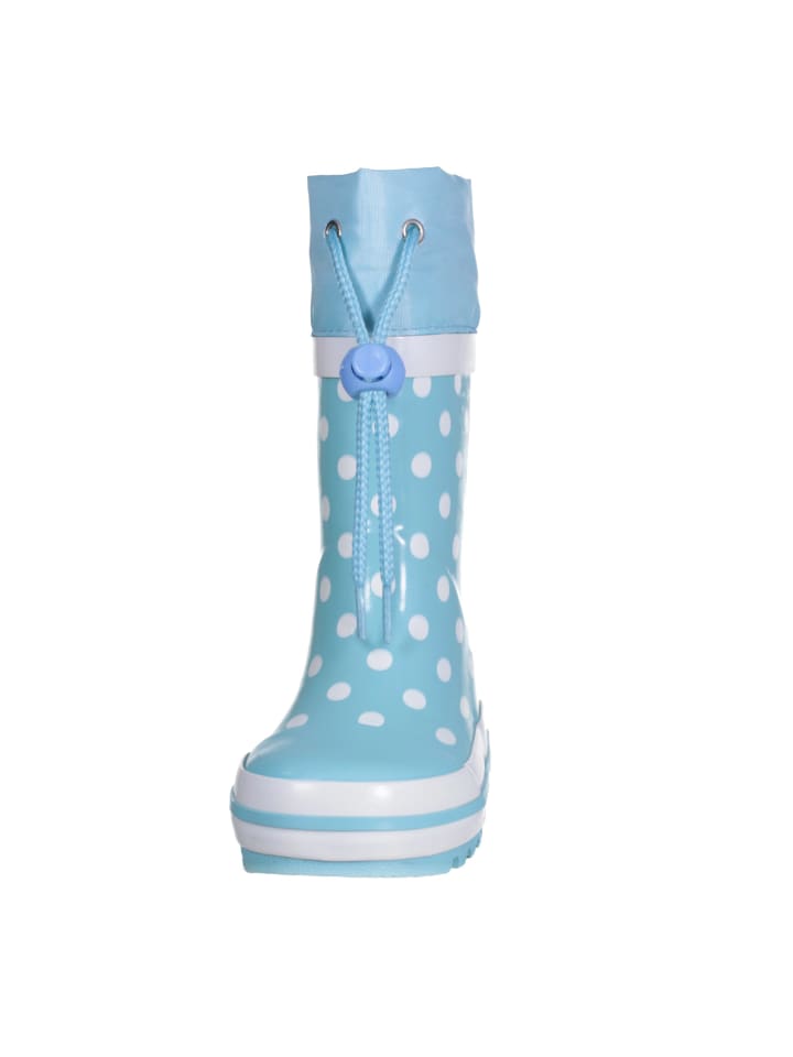 Playshoes Gummistiefel Punkte in Türkis günstig kaufen