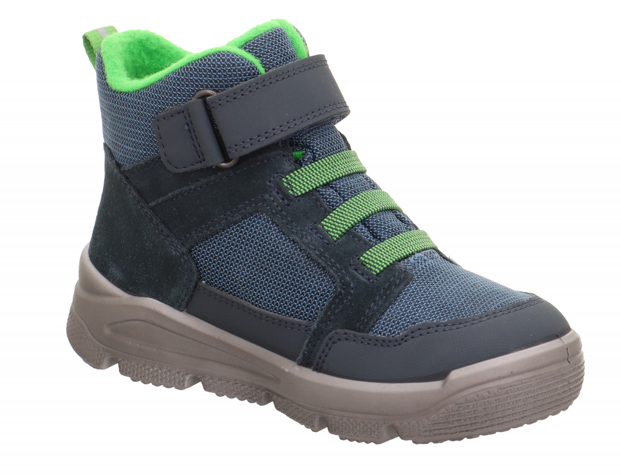 MARS - Blau/GrünBoots mit Klettverschluss