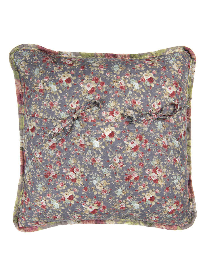 Clayre & Eef Kissenhülle in Grau/ Bunt - (L)40 x (B)40 cm günstig kaufen onesize
