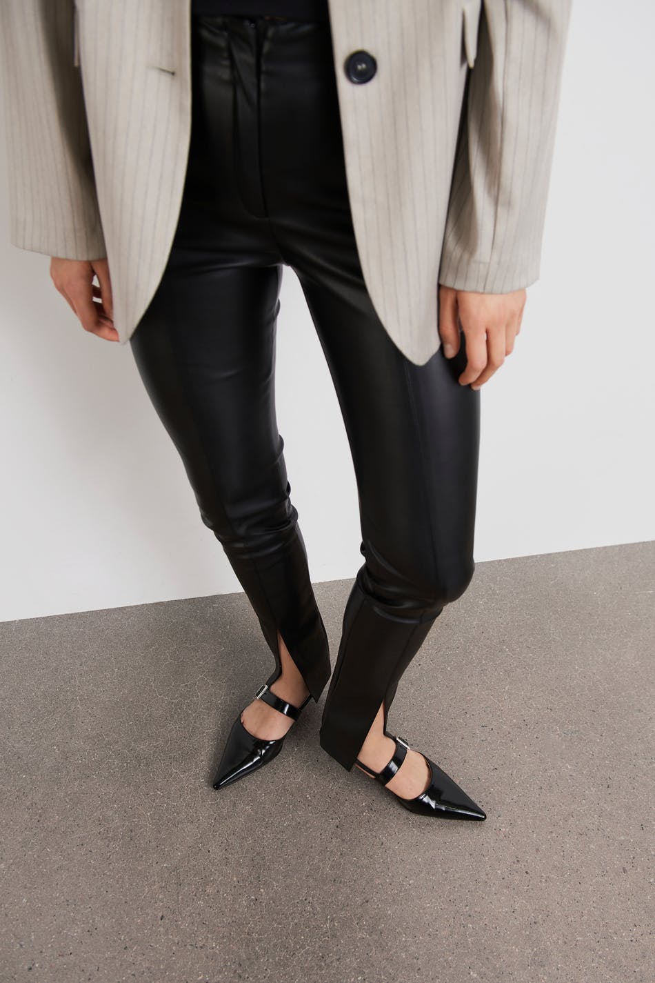 Ginny tall pu trousers