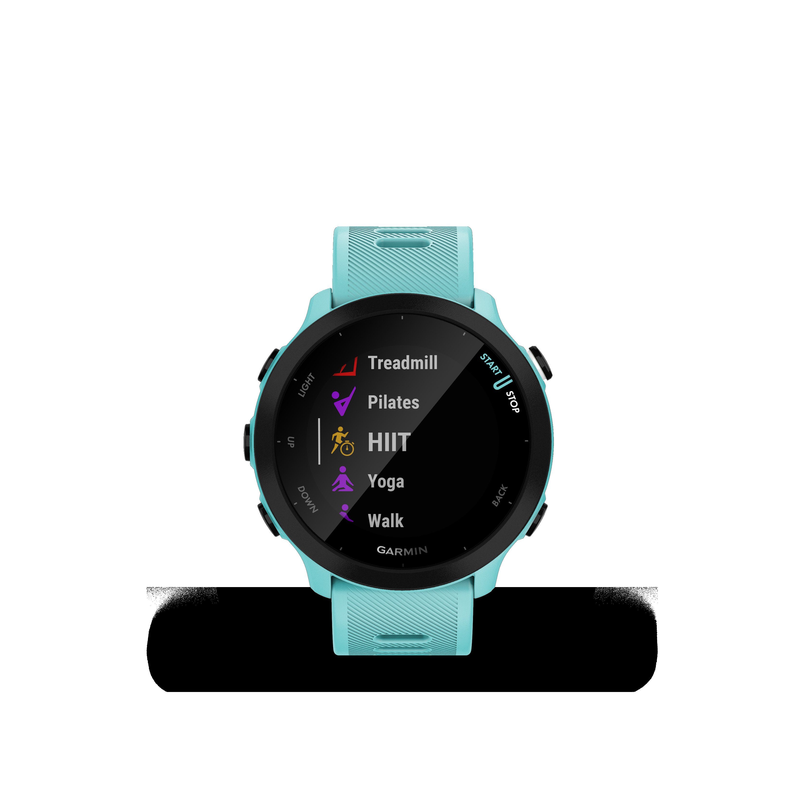 Garmin FORERUNNER 55 Multisport- Smartwatch (2,64 cm/1,04 Zoll, Garmin), GPS-Laufuhr
