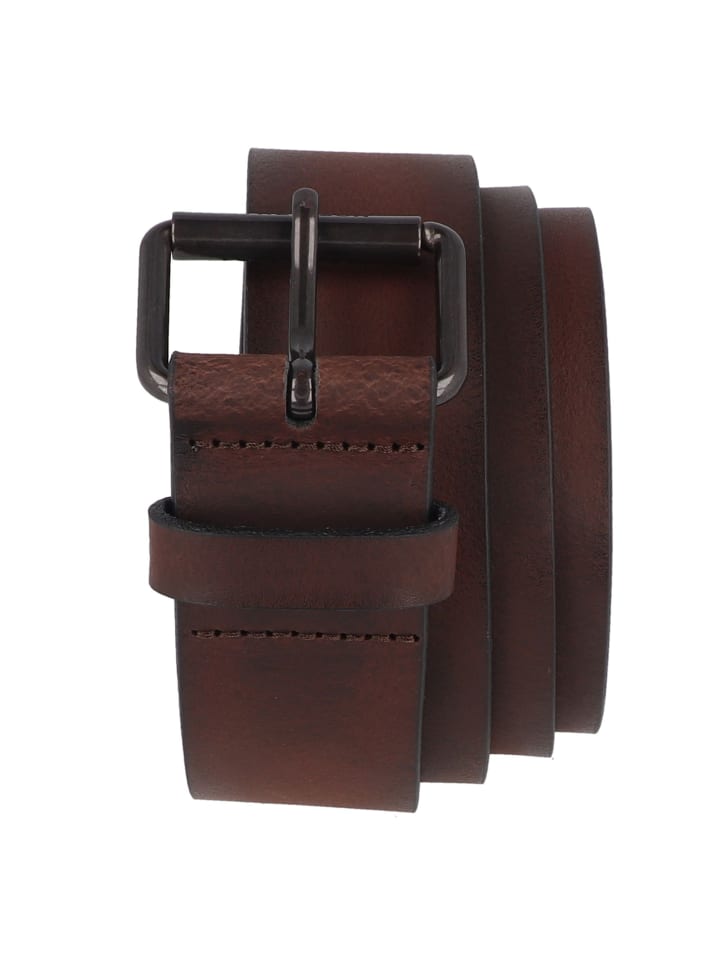 Strellson Gürtel Leder in d'brown günstig kaufen