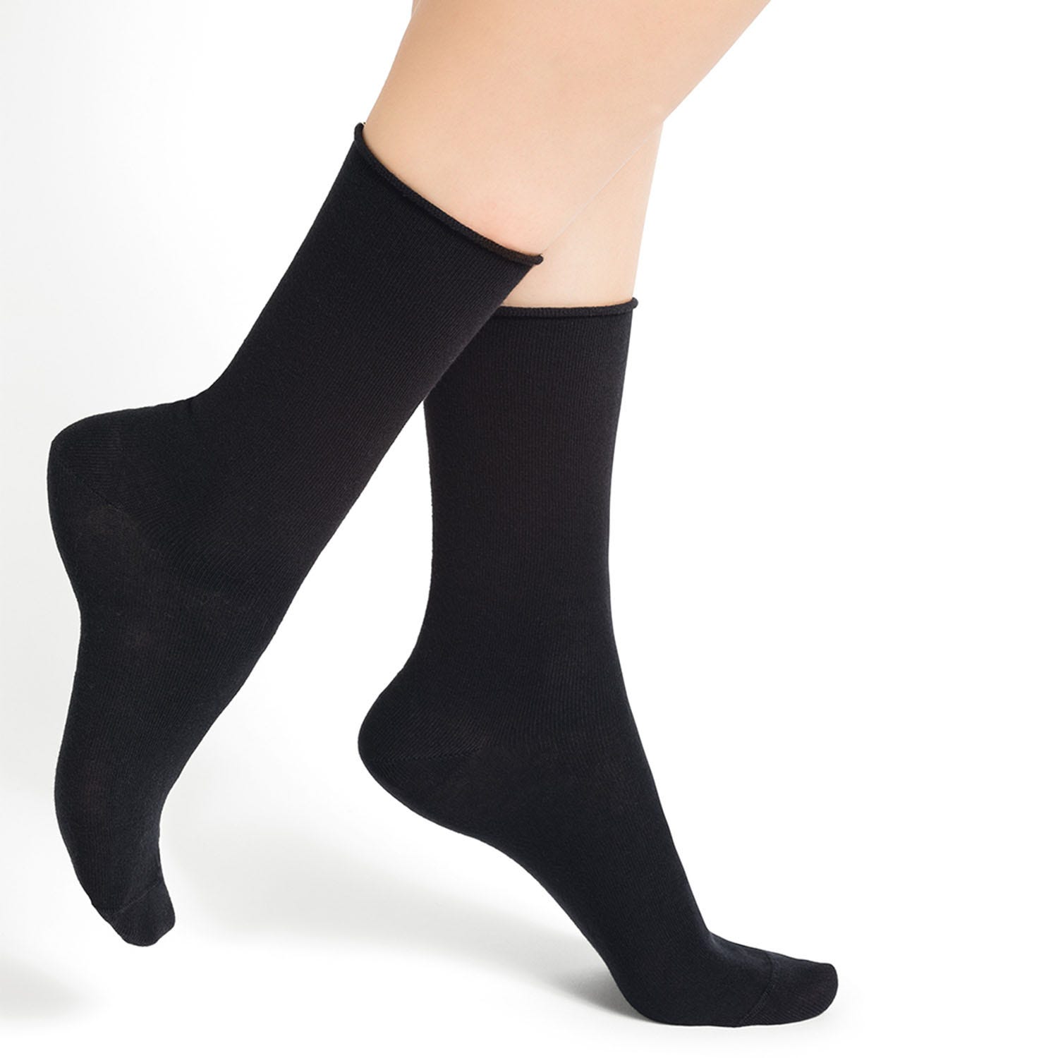 Chaussettes BLEUFORET noires Caresse 37-41