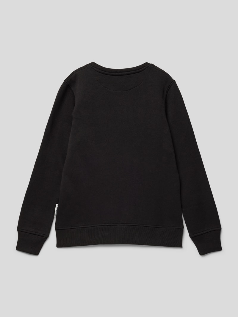 Sweatshirt mit Label-Print Modell 'JORLAKEWOOD' in schwarz