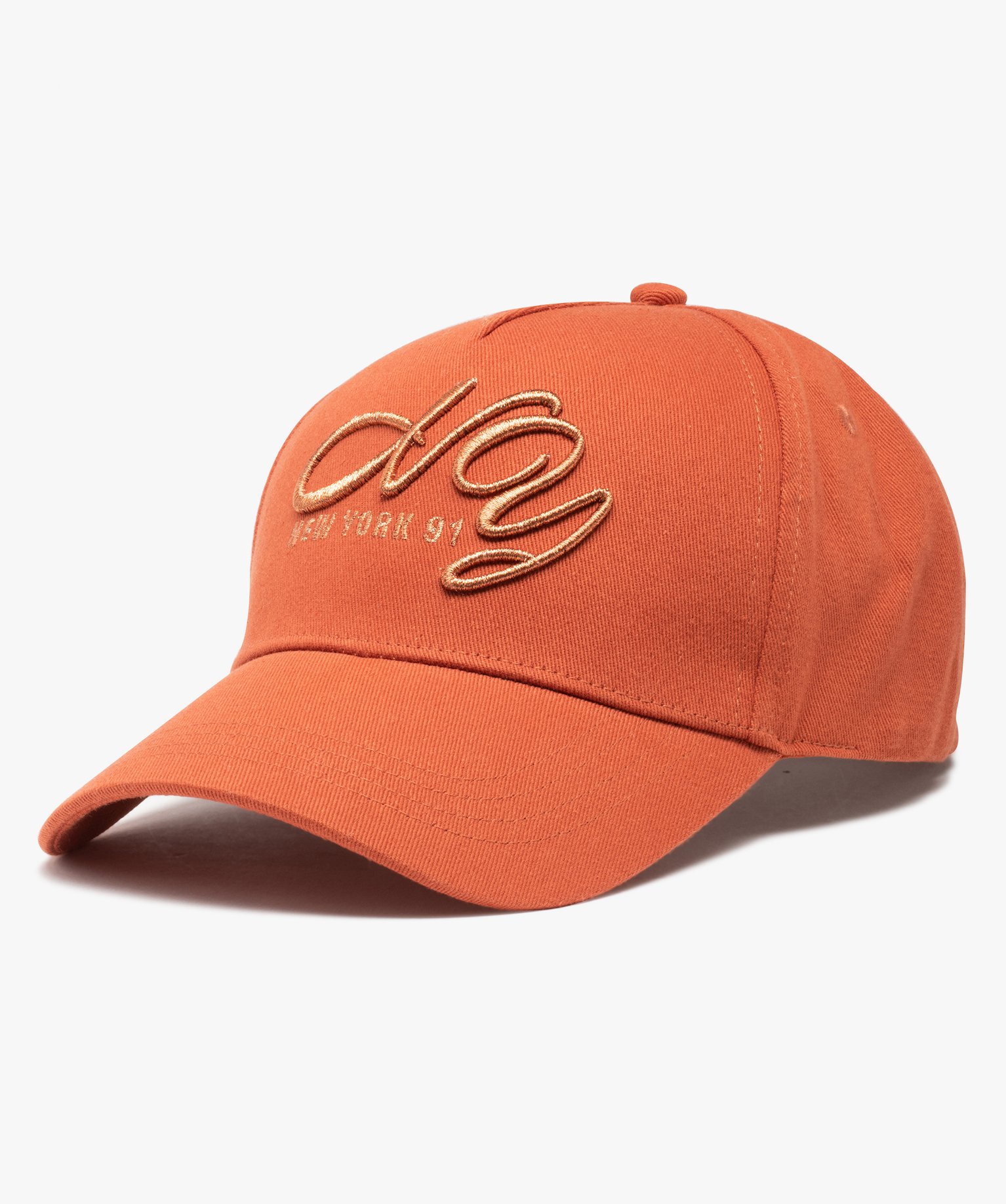 Casquette femme avec inscription brodée orange | GEMO