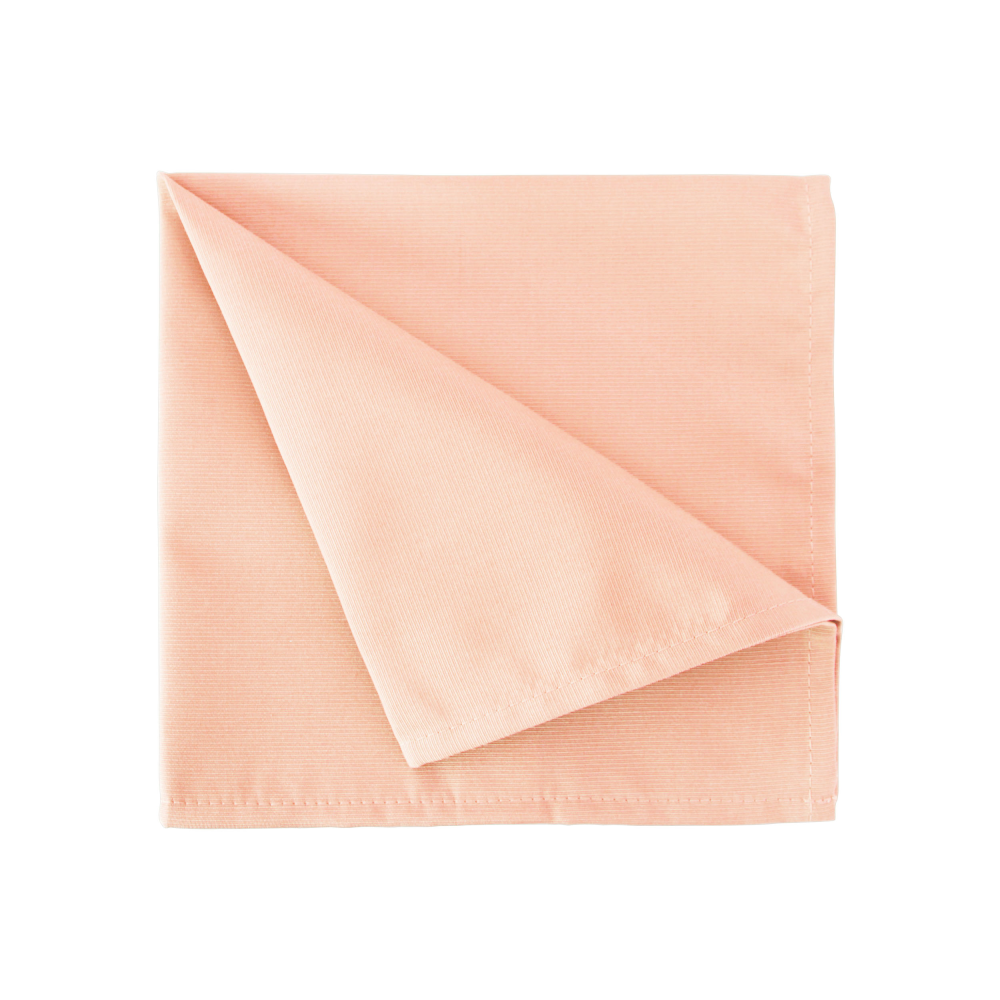 Serviette zartes apricot Uni-Rips