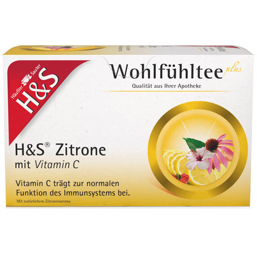 H&S Zitrone mit Vitamin C Filterbeutel  20X2.5 g  Filterbeutel