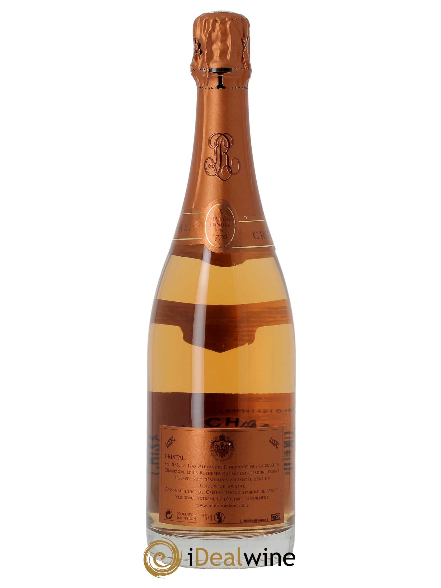Cristal Louis Roederer  2004 - Lot de 1 Bouteille