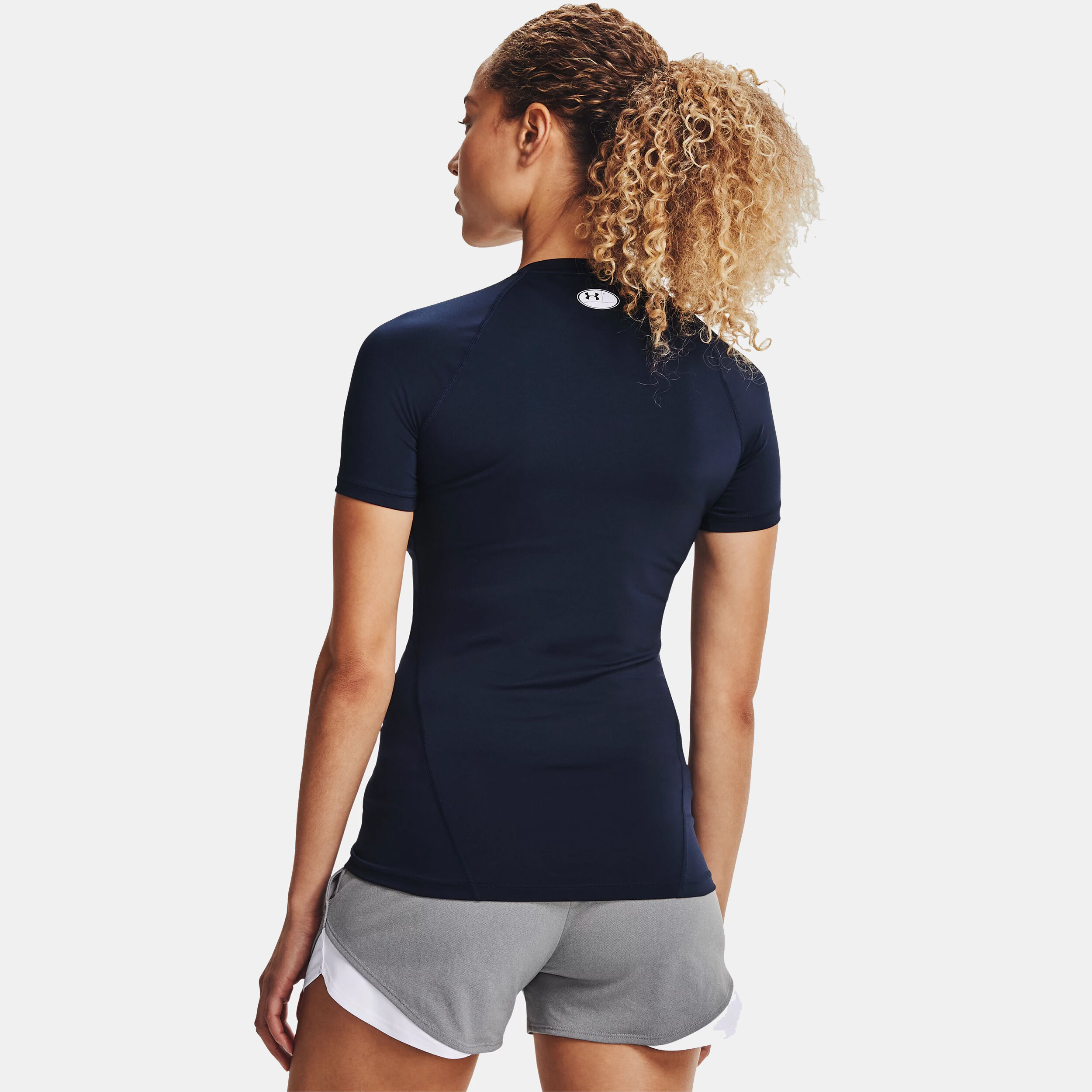Heatgear Authentics Comp T-Shirt Damen - Blau