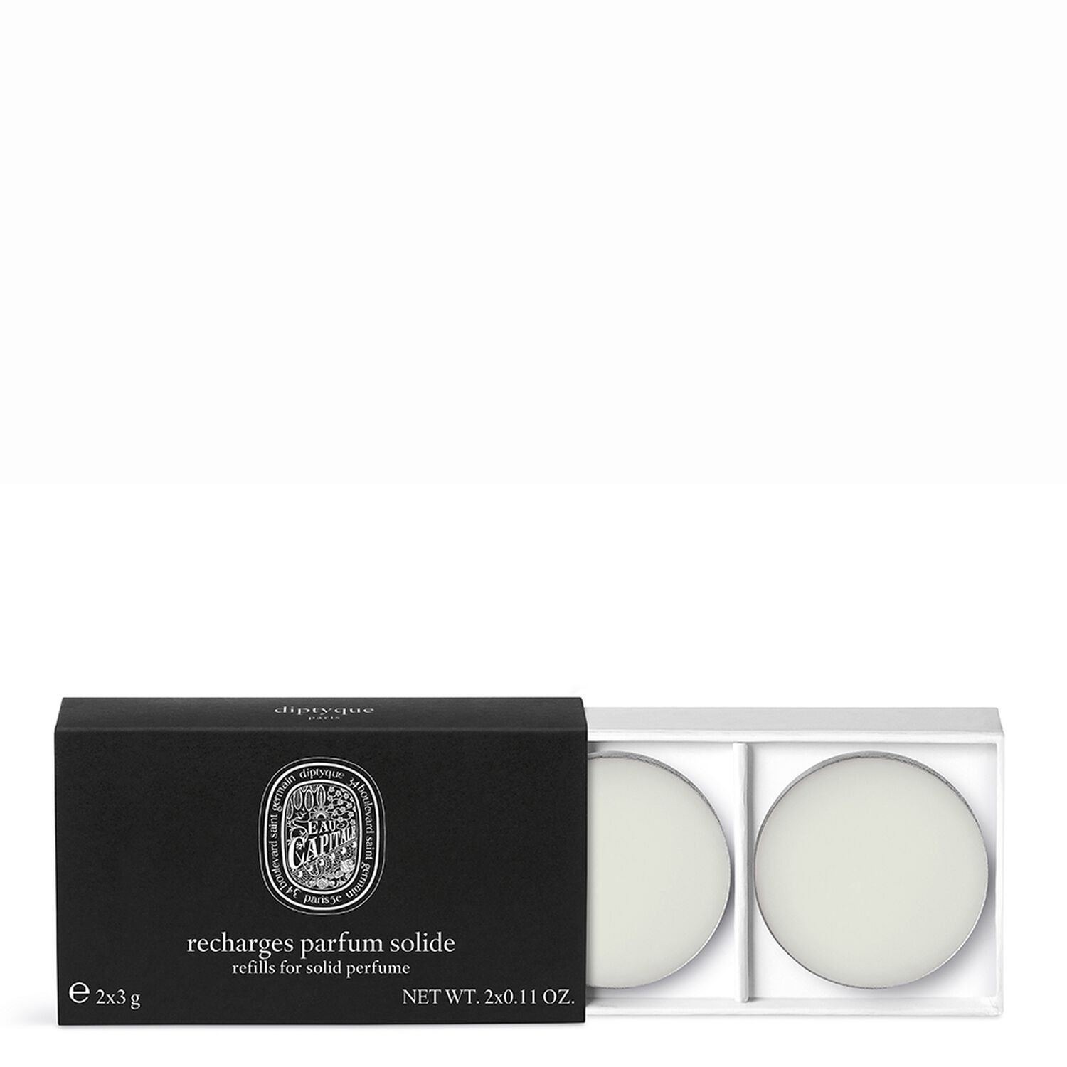 Diptyque Parfum Solide Eau Capitale 2 Recharges