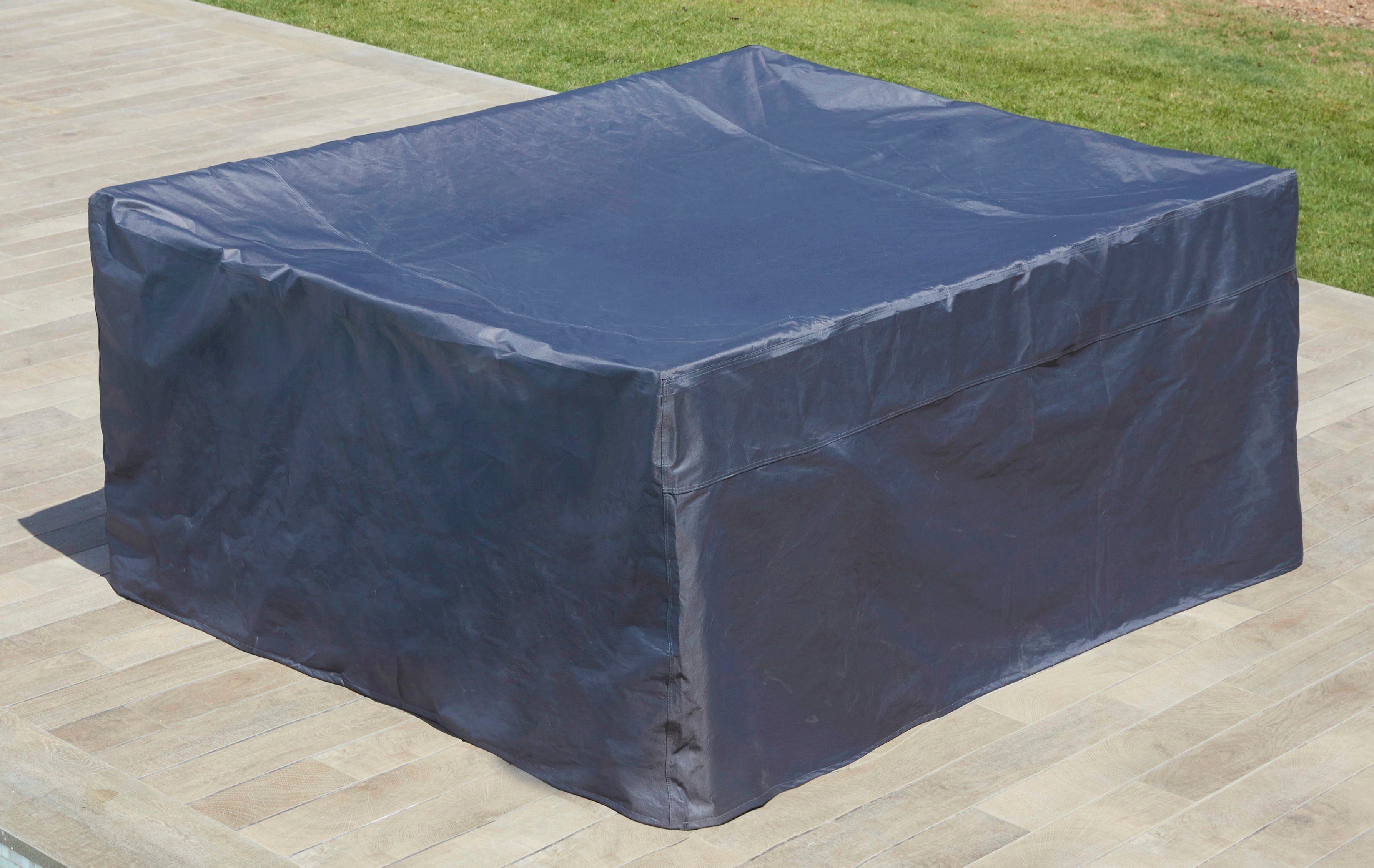 KONIFERA Garten-Essgruppe Mailand, (25-tlg), 8 Sessel, Tisch 200x100 cm, Polyrattan