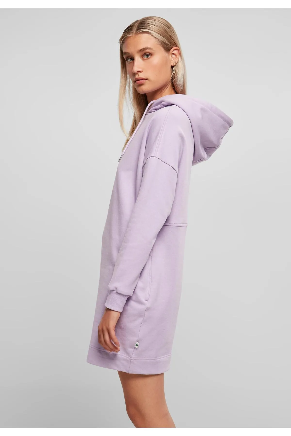 Urban Classics  Damen Damen-Kapuzenkleid aus übergroßem Bio-Frottee