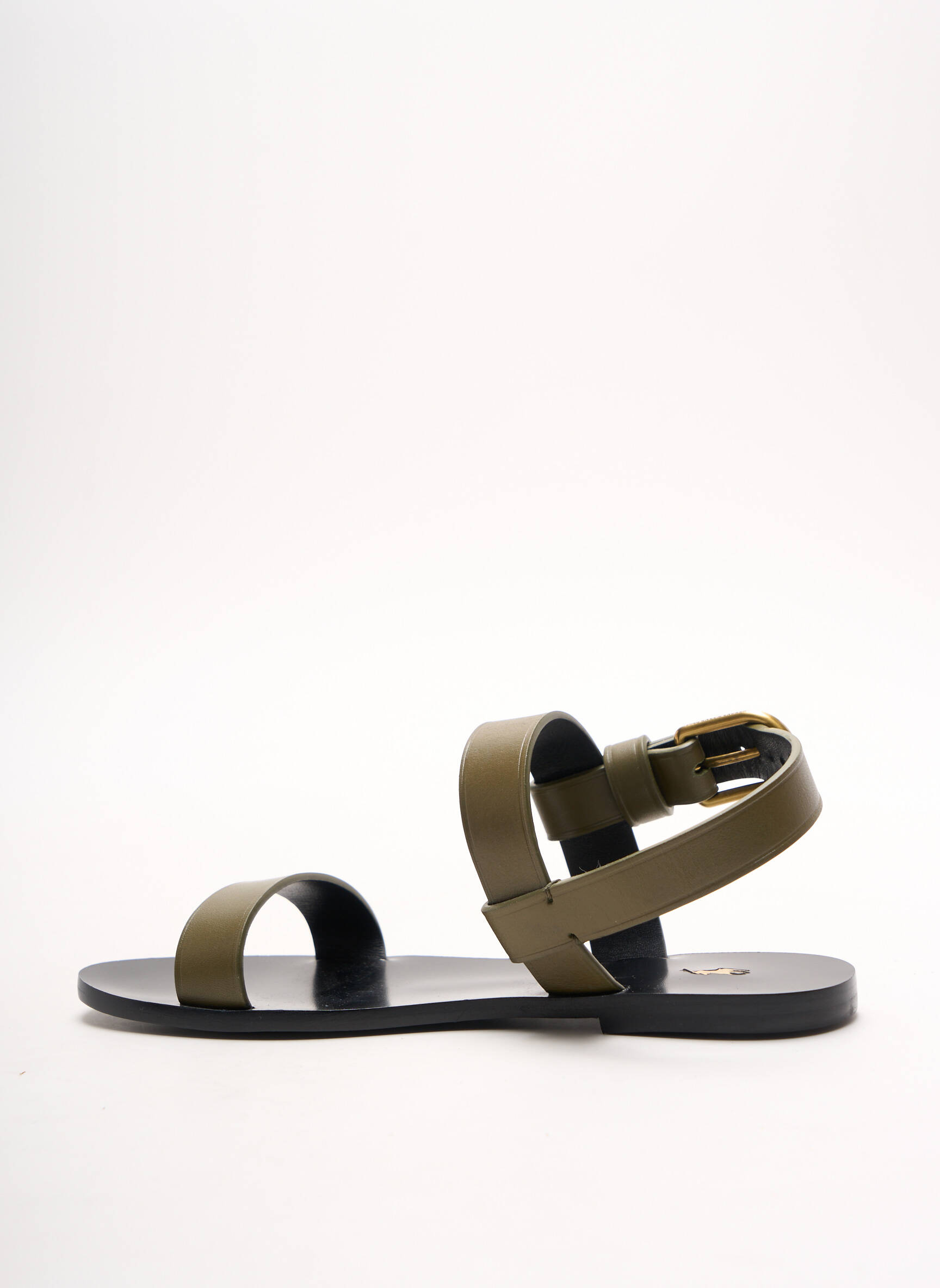 Ralph Lauren Sandales Nu Pieds Femme couleur vert