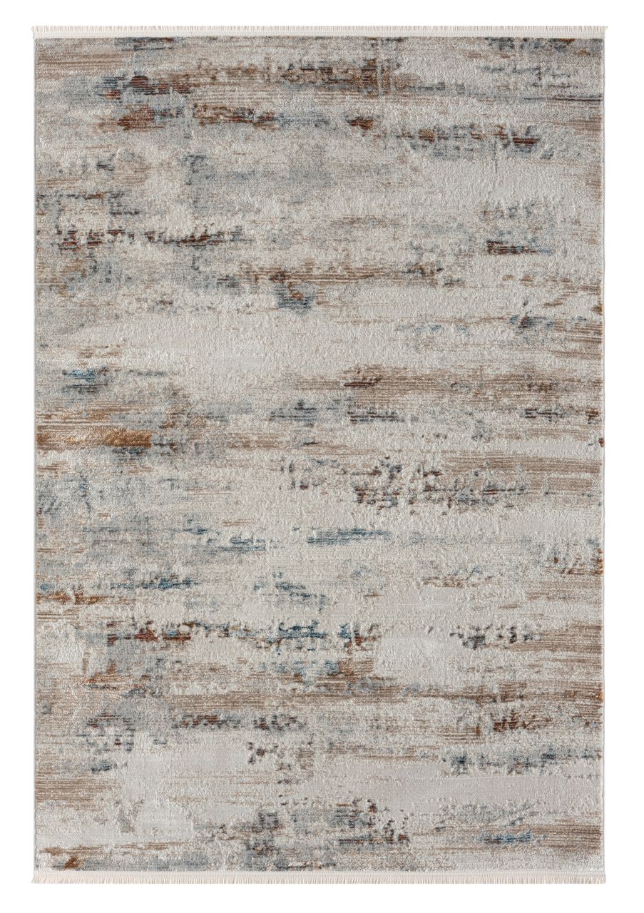 MyFlair Teppich Margot, 140cm x 200cm, Farbe Hellgrau, rechteckig, Florhöhe 8mm