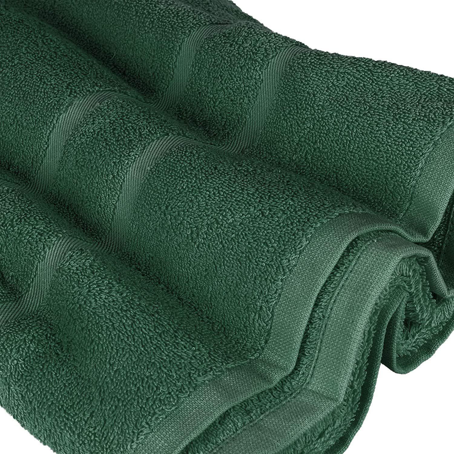StickandShine Handtuch Set 4x Gästehandtuch 4x Handtücher als SET in verschiedenen Farben (8 Teilig) 100% Baumwolle 500 GSM Frottee 8er Handtuch Pack, 100% Baumwolle 500 GSM