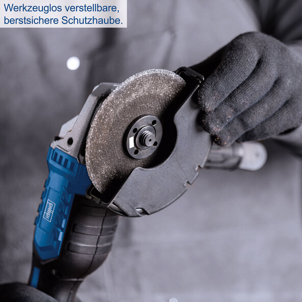 Akku-Winkelschleifer BC-AG125-X brushless, ohne Akku und Ladegerät
