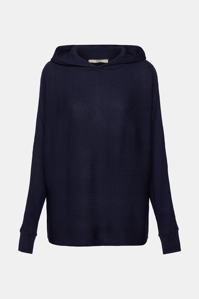 Gerippter Hoodie aus recyceltem Material