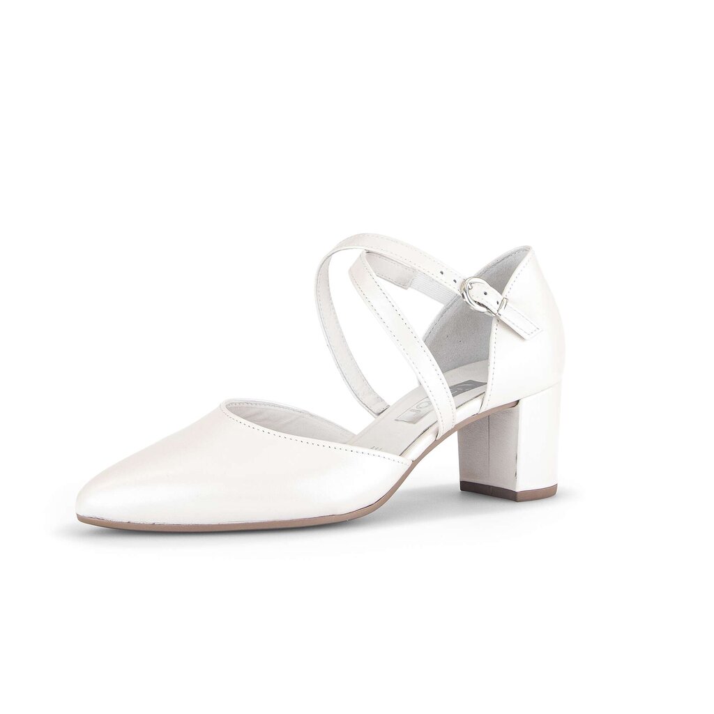 Gabor fashion Spangenpumps weiß