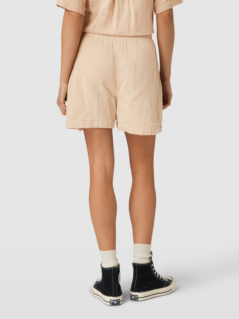 Shorts mit Plisseefalten Modell 'TINA' in sand