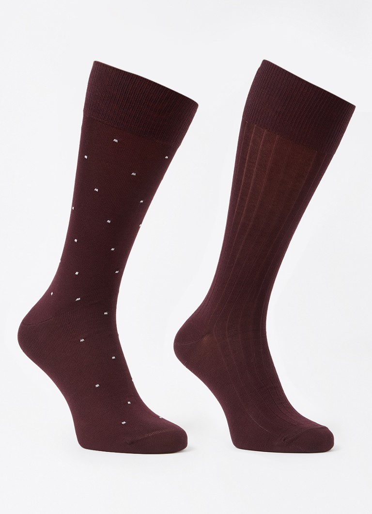 Reiss Graham printed socks in a 2-pack