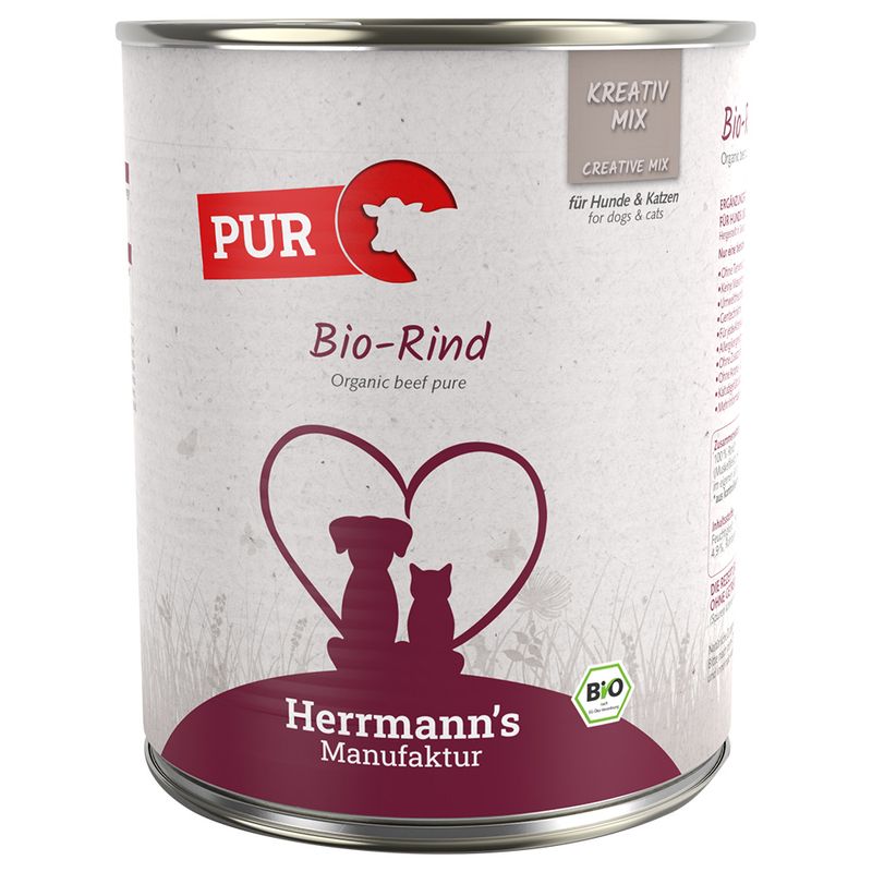 Sparpaket Herrmann´s Bio-Reinfleisch 12 x 800 g