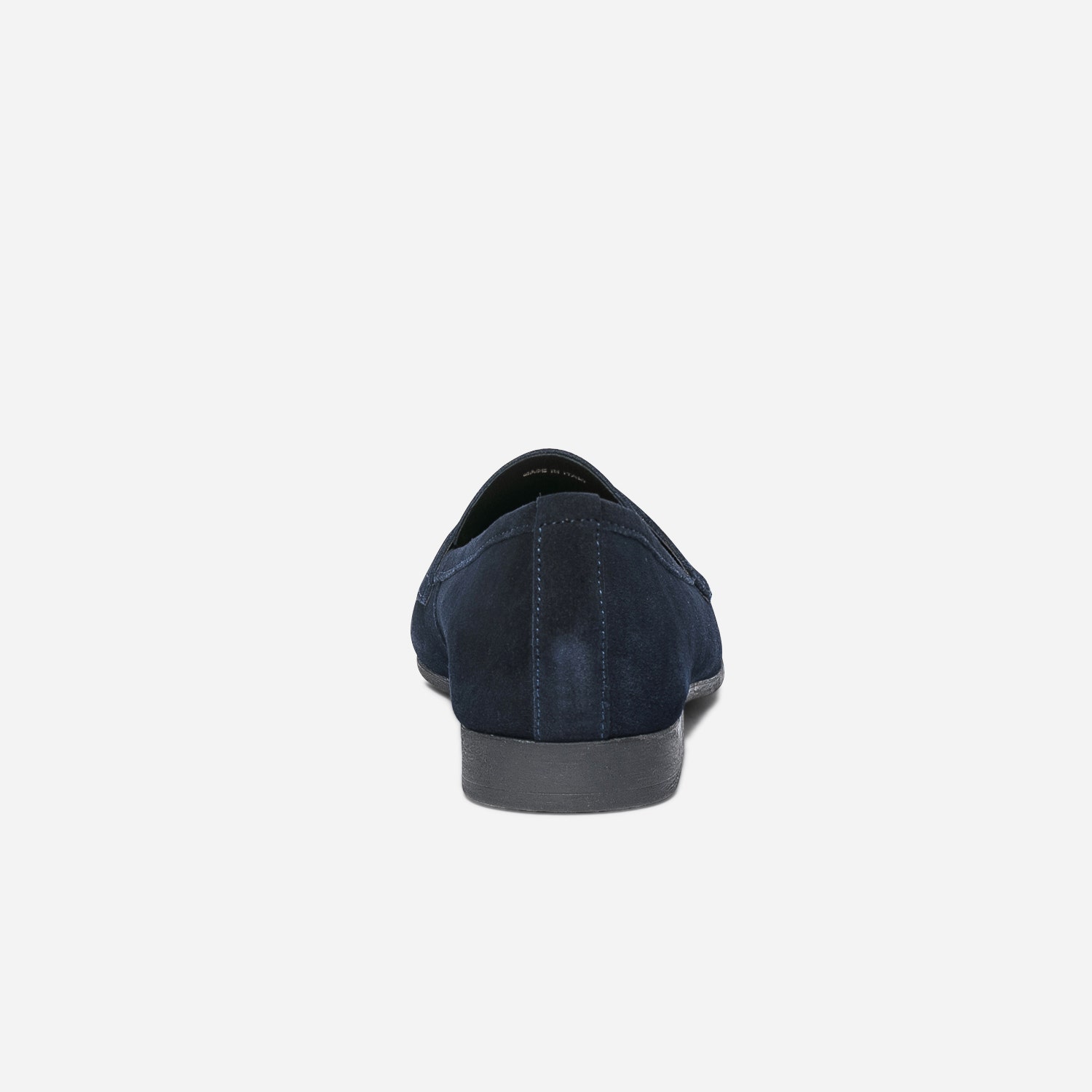 Mocassin marine éco-conçu en cuir velours